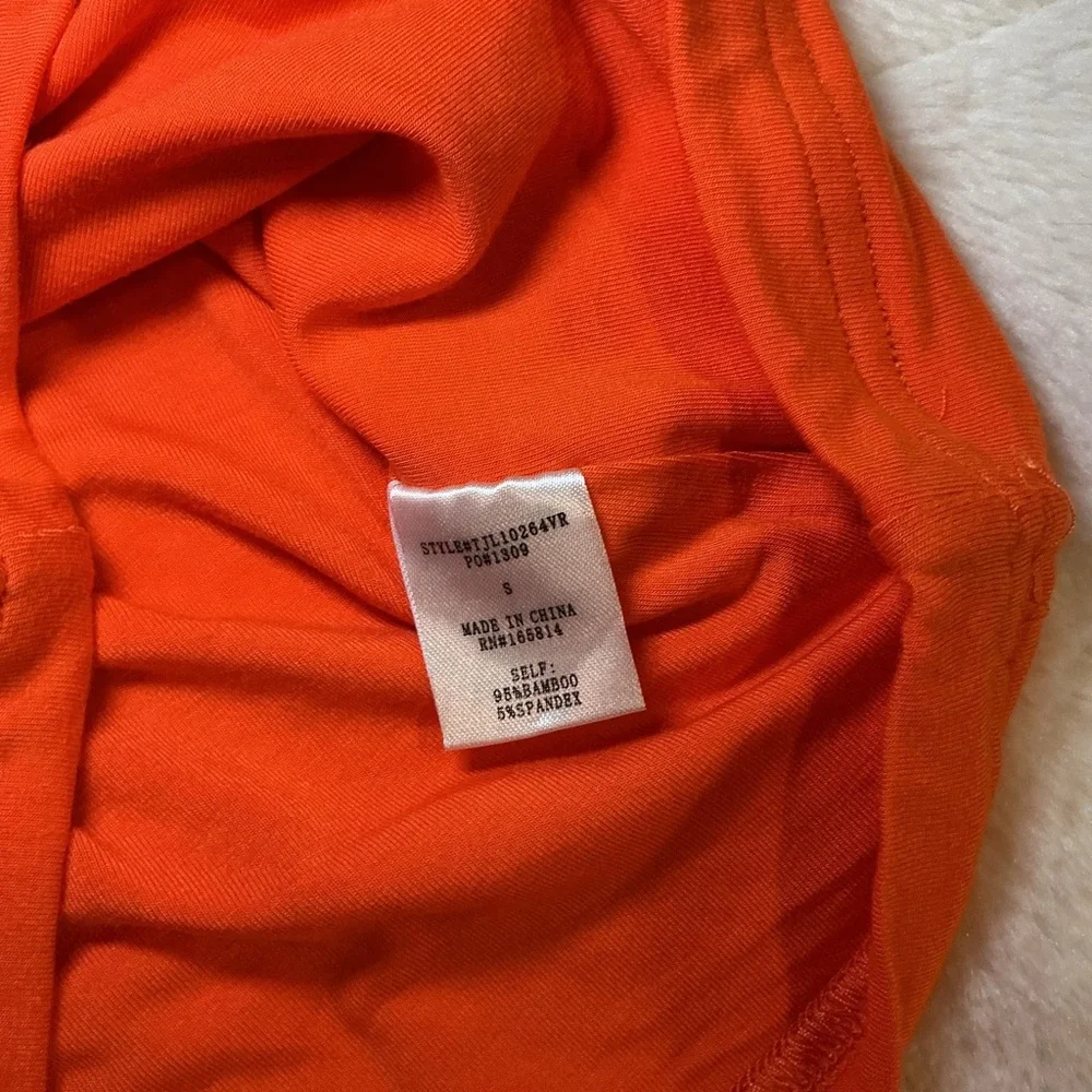 Orange Sleeveless Women's Top - Picture 7 of 7